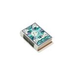 Carnet ciel en cuir recycl