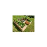 Carr� potager bois l175 x l170 x h40