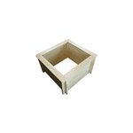 Carre potager exterieur bois - 78x78xh46 cm