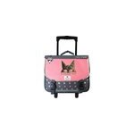 Cartable � roul. 38 cm wonderfox glitter