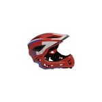 Casque v�lo int�gral rouge s