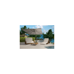 Cesare parasol gris d�port� rectangle 3 x 4 m