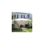 Cesare parasol rectangulaire 3x4m d�port� rotatif �cru avec housse
