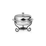 Chafing dish rond martelé 1l Chafing dish rond martelé 1l