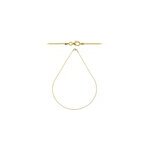 Chaine criss cross argent plaqu or jau