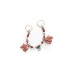 Chane de landau crochet fanto rose fleu