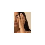 Chaine de main lune zircons brillants