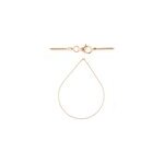 Chaine serpent argent plaqu or rose 50