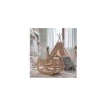 Chaise � bascule bois, charge max 25 kg