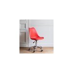 Chaise de bureau r�glable en hauteur rouge anne