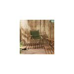 Chaise de camping verte