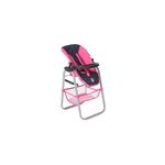 Chaise haute pour poupées rose à pois Chaise haute pour poupées rose à pois