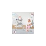 Chaise haute réglable coussin similicuir Chaise haute réglable coussin similicuir