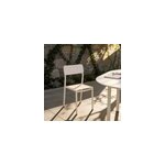 Chaise de jardin blanche