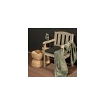 Chaise de jardin bois gris