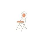 Chaise de jardin orange