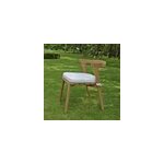 Chaise de jardin en teck massif rumba
