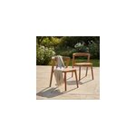 Chaises de jardin en teck massif rumba( lot de 2)