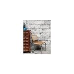 Chaise en mtal et cannage n336