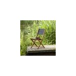 Chaise de jardin acacia et textilne