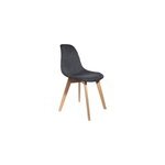 Chaise scandi en grosse maille flora -