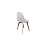 Chaise scandi en grosse maille flora -