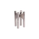 Chandelier en fonte 4 branches argent 24