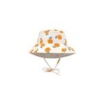 Chapeau r�versible anti - uv orange (3 - 6 mois)