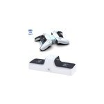 Chargeur double pour 2 manettes de ps5. comprend une sortie de charge usb.