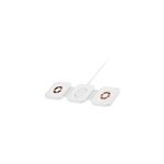 Chargeur sans fil 3 en 1 j - m20, magsafe. pour smartphone 15w.