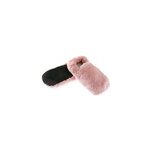 Chaussons chauffants roses