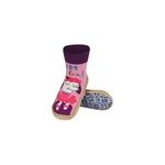 Chaussons chaussettes semelle cuir