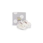 Chaussons lapin bonbon taupe 0 - 6 mois