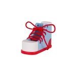 Chaussure � lacer en bois