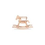 Cheval  bascule en bois nature