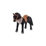 Cheval avec son - cheval noir ross