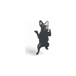 Chien bulldog  suspendre - gris anthracite - 100% inox