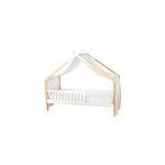 Ciel de lit cabane double gaze coton