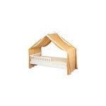 Ciel de lit cabane double gaze coton