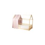 Ciel de lit cabane gaze coton jeanne