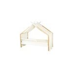 Ciel de lit cabane gaze coton jeanne