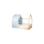 Ciel de lit cabane gaze coton jeanne Ciel de lit cabane gaze coton jeanne