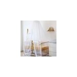 Ciel de lit avec flche blanc 200x540 cm