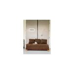 Clara, la banquette marron haute n28