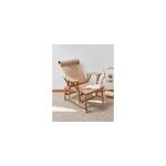 Claudine, la chaise longue en rotin n�12