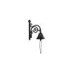 Cloche fonte fonte marron - d�coration