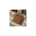 Coachella transat � bascule 2 personnes chocolat