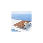 Coachella transat  bascule 2 personnes chocolat