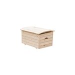 Coffre � jouets en bois pour enfants - 80 x 50 x h47 cm - timbela m034 - 1