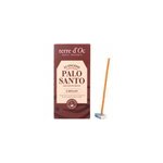 Coffret 25 b�tons d encens palo santo du p�rou et support en pierre terre d'oc